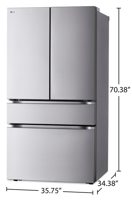LG 36\" 30 Cu. Ft. French-Door Refrigerator - Smudge Proof Stainless Steel - LF30S8210S