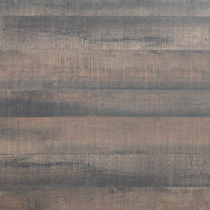 Amos 5pc Dining Set with Table & 4 Chairs, Metal, 60\"W - Brown