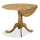 ["Hana Drop-Leaf Dining Table, Wood, Pedestal Base, 40##PACKAGEDETAILSquot;W - Natural"]
