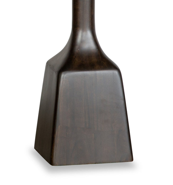 Rhett 18\" Modern End Table - Dark Espresso Brown Oak