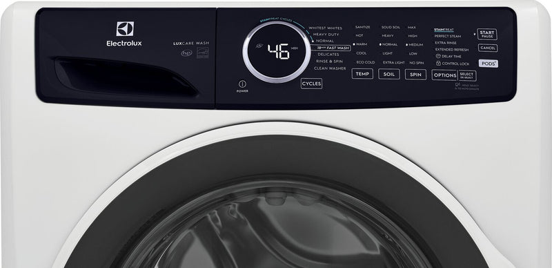 Electrolux 5.2 Cu. Ft. Front-Load Washer and 8 Cu. Ft. Gas Dryer - White