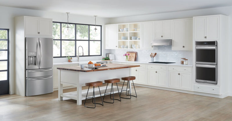 Frigidaire Gallery 27\" 3.8/3.8 Cu. Ft. Electric Double Wall Oven with Total Convection - Smudge-Proof® Stainless Steel\t - GCWD2767AF