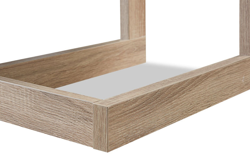 Orrie 11.75\" C-Shaped Chairside Table - Taupe