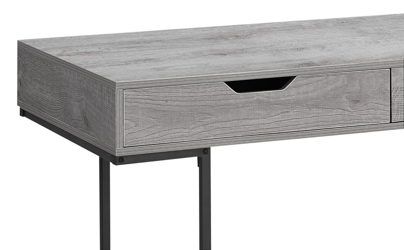 Butler 47.25\" Office Desk with 2-Drawers - Grey
