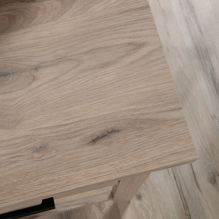 Erick 58.66\" L-Shaped Office Desk with Drawer - Laurel Oak 
