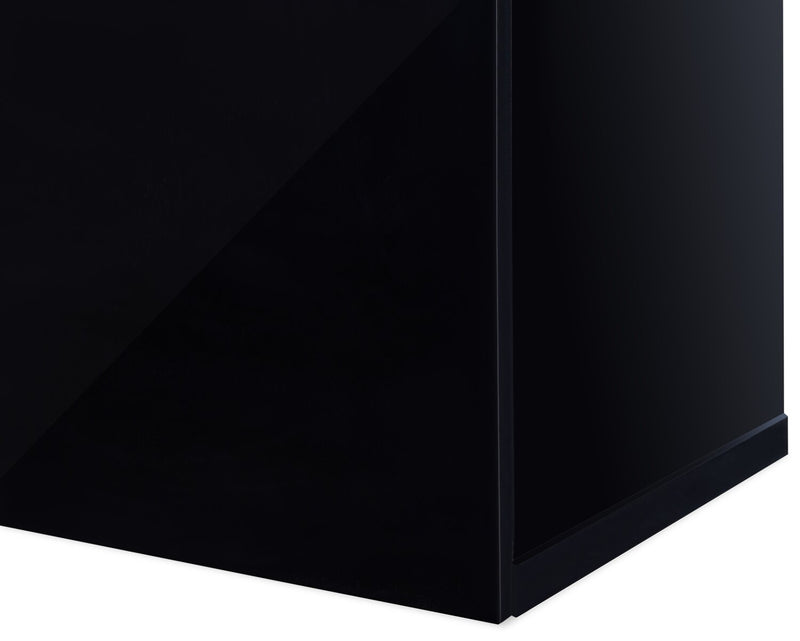 Adam 68\" Modern TV Stand with Storage and Cable Management for TVs up to 75\"- Black