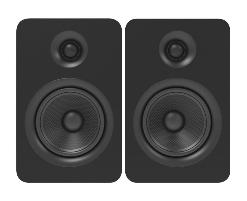 Kanto YU Passive 5.25\" Bookshelf Speakers with 1\" Silk Dome Tweeter - Black