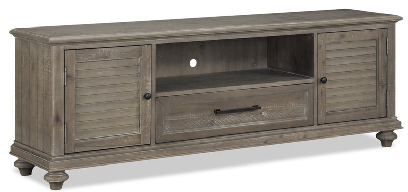 Winston 72\" Modern TV Stand with Storage and Cable Management for TVs up to 80\"- Light Brown