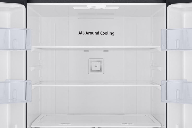 Samsung 30\" 22.1 Cu. Ft. French-Door Refrigerator - Black Stainless Steel - RF22A4111SG/AA