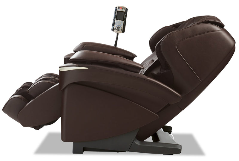 Panasonic Real Pro ULTRA Prestige™ 35.4\" High-Quality Synthetic Leather Massage Recliner - Brown