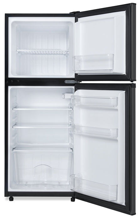 Danby 19\" 4.7 Cu. Ft. Top-Mount Mini Fridge - Black Stainless - DCR047A1BBSL