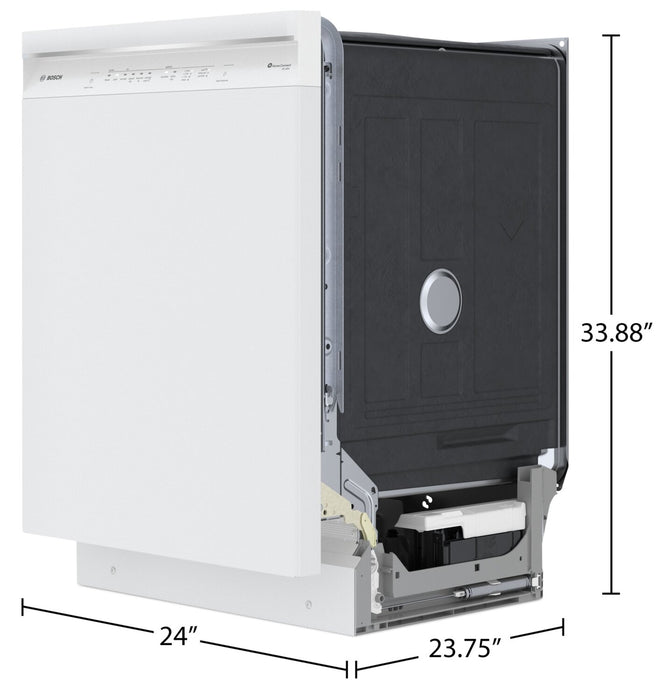 Bosch 300 Series Smart Dishwasher with PureDry® and Third Rack - SHE53C82N