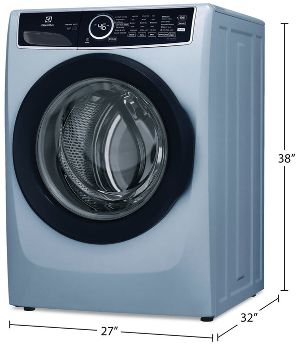 Electrolux 5.2 Cu. Ft. Front-Load High-Efficiency Steam Washer - Glacier Blue - Stackable - ELFW7437AG