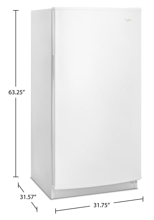Whirlpool 16 Cu. Ft. Upright Freezer - WZF34X16DW