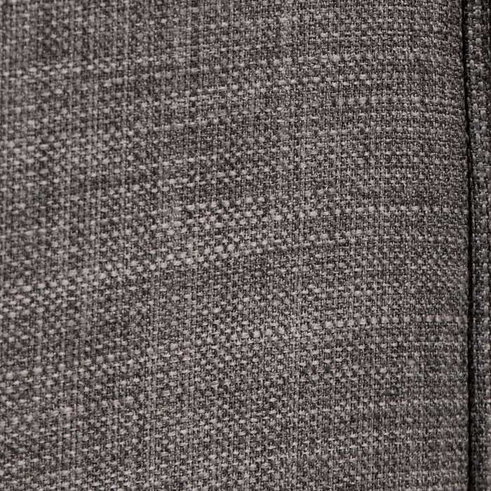 Avery 81.5\" Linen-Look Fabric Klik Klak Futon with Tufting and Two Armrest Pillows - Grey