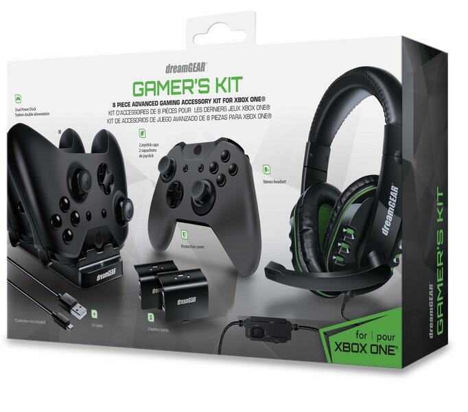 DreamGEAR Xbox One® 8in-1 Gamer’s Kit - DG-066315