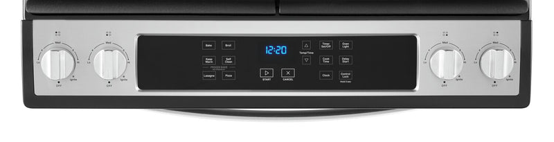 Whirlpool 5 Cu. Ft. Gas Range with Self-Clean - Stainless Steel - WEG515S0LS