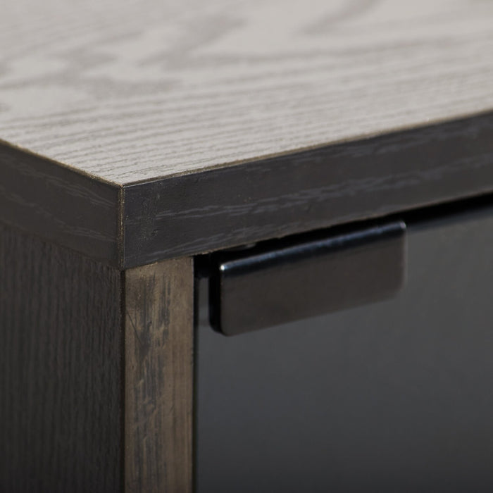 Augustus 84\" Modern TV Stand with Storage and Cable Management for TVs up to 90\"- Black