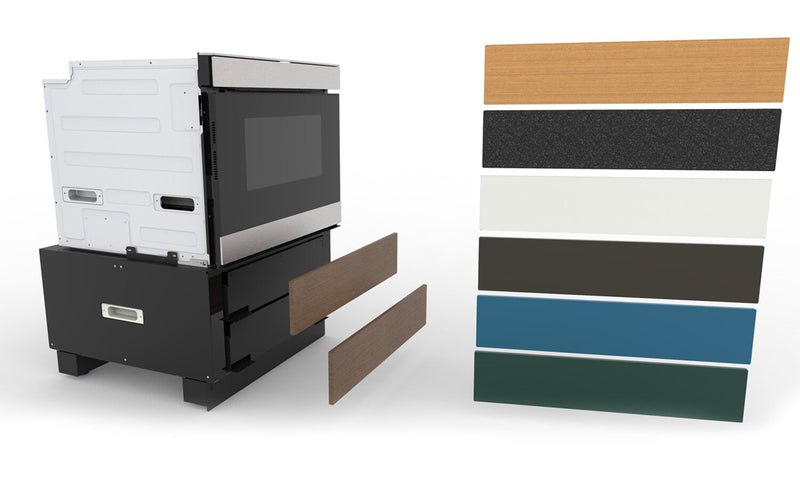 Sharp 24\" Under- Counter Microwave Drawer Oven Pedestal - SKCD24U0GS