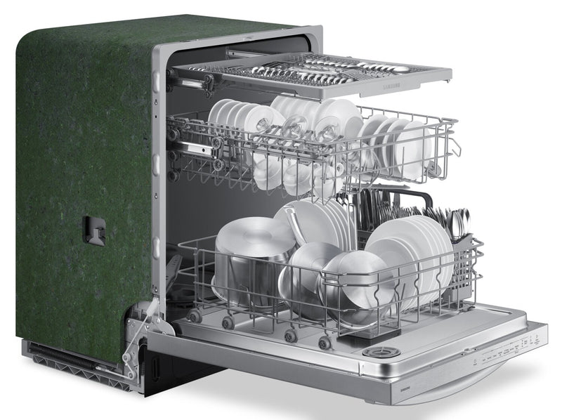 Samsung 24\" 51 dBA Built-In Top-Control Dishwasher with 3rd Rack - DW80CG4051SRAA