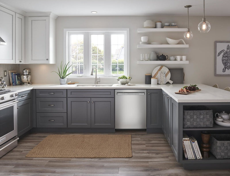 KitchenAid 24\" 39 dBA Built-In Front-Control Dishwasher with Third Rack - Stainless Steel PrintShield™ - KDFE204KPS