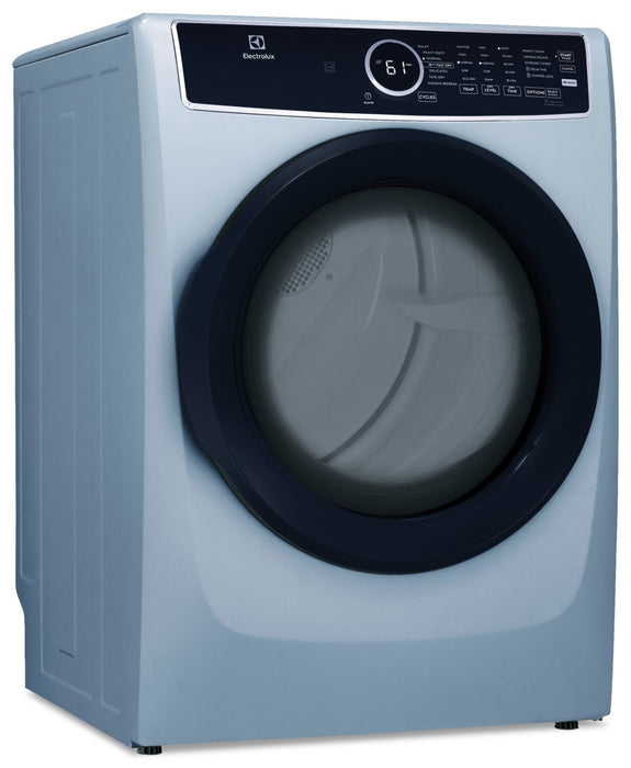 Electrolux 8 Cu. Ft. Electric Dryer with Steam - Glacier Blue - Stackable - ELFE743CAG