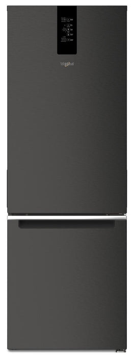 Whirlpool 24\" 12.9 Cu. Ft. Bottom-Mount Refrigerator - Black Stainless Finish - WRB543CMJV