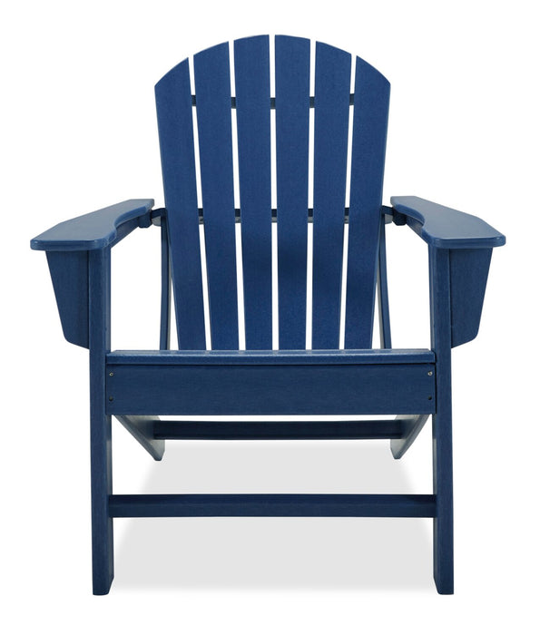 Bask Outdoor Patio Adriondack Chair - High Density Plastic, UV & Weather Resistant - Blue