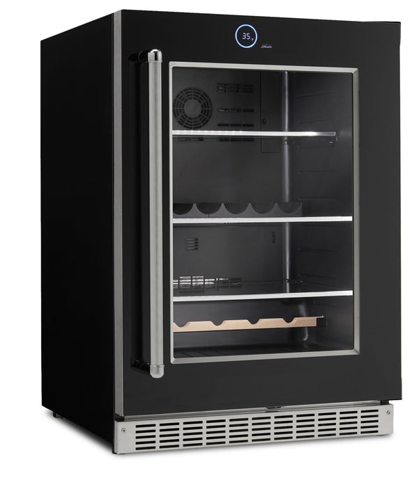 Silhouette Reserve 23.9\" 5 Cu. Ft. Single-Door Beverage Centre - Black - SRVBC050R