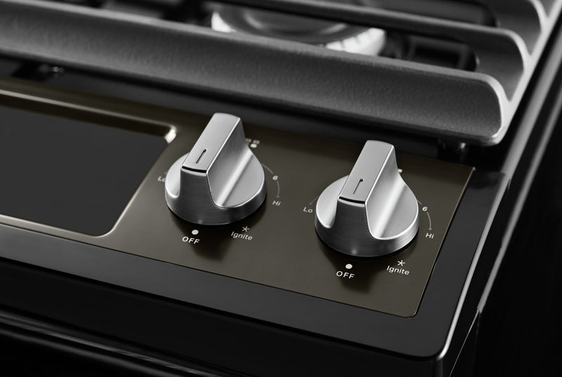 Whirlpool 5 Cu. Ft. Gas Range with Self-Clean - Black Stainless - WEG515S0LV