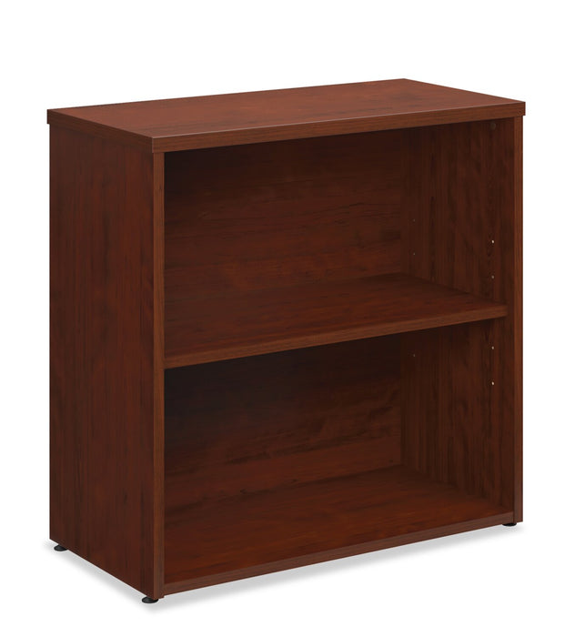 Affirm 29.53\" Commercial Grade 2-Shelf Bookcase - Classic Cherry