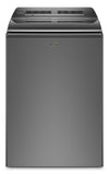 ["Whirlpool 6.0 Cu. Ft. Smart Top-Load Washer - Chrome Shadow - WTW8127LC"]