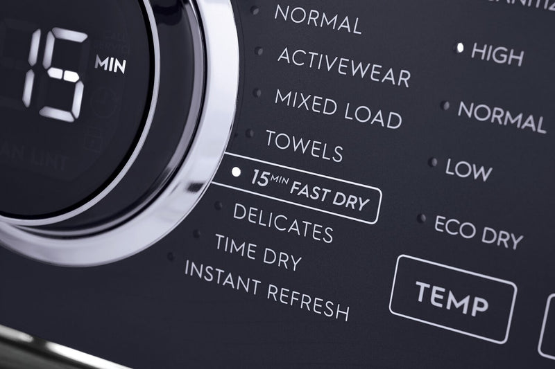 Electrolux 8 Cu. Ft. Gas Dryer with Steam - Titanium - Stackable - ELFG7537AT