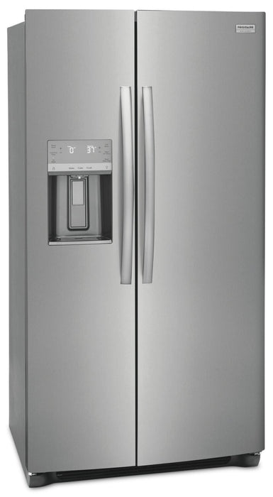 Frigidaire Gallery 36.1\" 25.6 Cu. Ft. Standard-Depth Side-by-Side Refrigerator - Smudge-Proof® Stainless Steel - GRSS2652AF