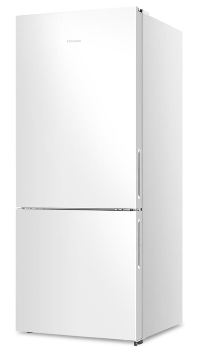 Hisense 27.7\" 14.7 Cu. Ft. Bottom-Mount Refrigerator - White - RB15A2CWE