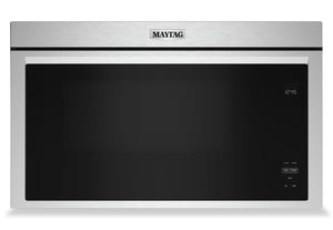 Maytag 1.1 Cu. Ft. Flush Over-the-Range Microwave with 900 Watts Cooking - Fingerprint Resistant Stainless Steel - YMMMF6030PZ