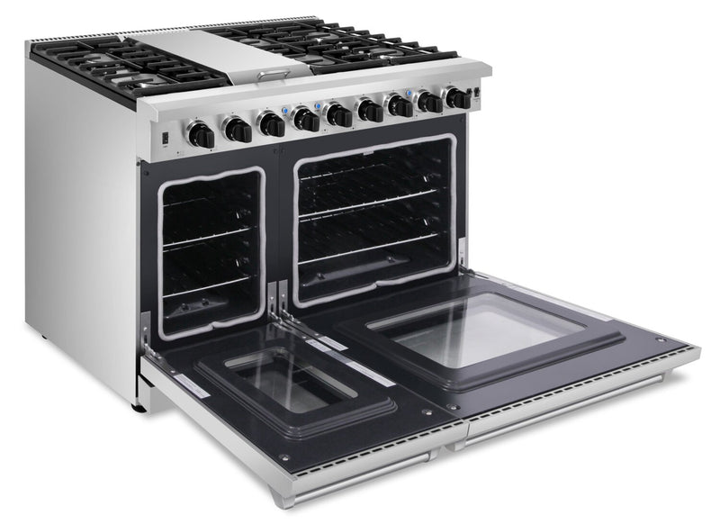 Thor Kitchen 6.8 Cu. Ft. Six-Burner Professional Gas Range – LRG4807U-SS
