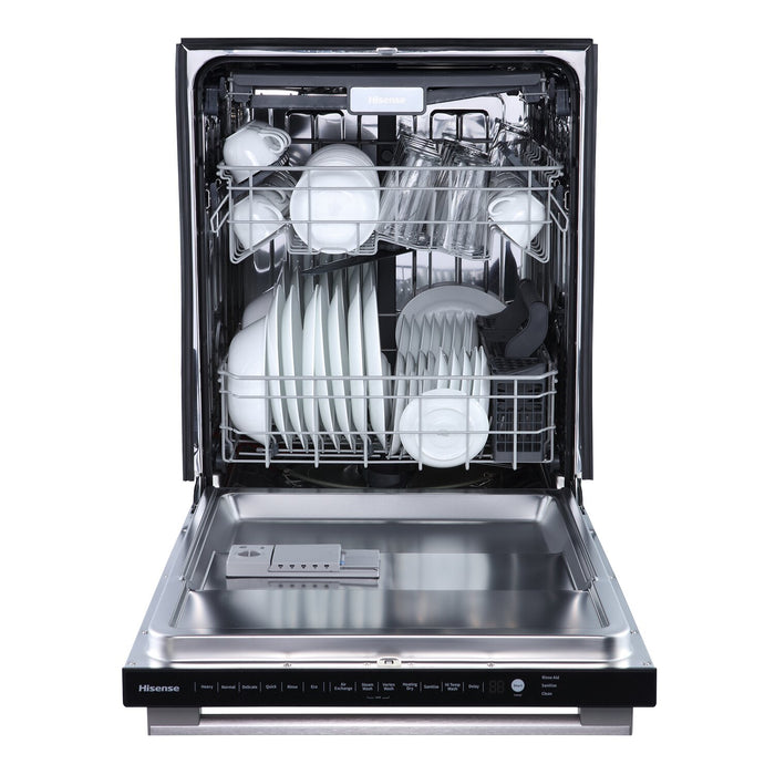 Hisense 24\" 48 dBA Built-In Top-Control Dishwasher - Stainless Steel - HDW63314SS
