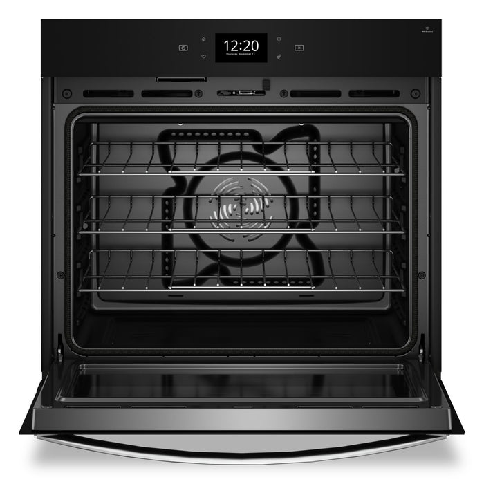 Whirlpool 27\" 4.3 Cu. Ft. Electric Single Wall Oven with True Convection - Fingerprint Resistant Stainless Steel - WOES7027PZ