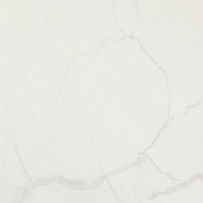 Verona 5pc Dining Set with Table & 4 Chairs, Culture Marbled Top, Trestle Base, 70\"W - White