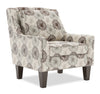 Made in Canada Sofa Lab Customizable Club 29\" Fabric Accent Chair with Wood Legs - Stone Multicolour