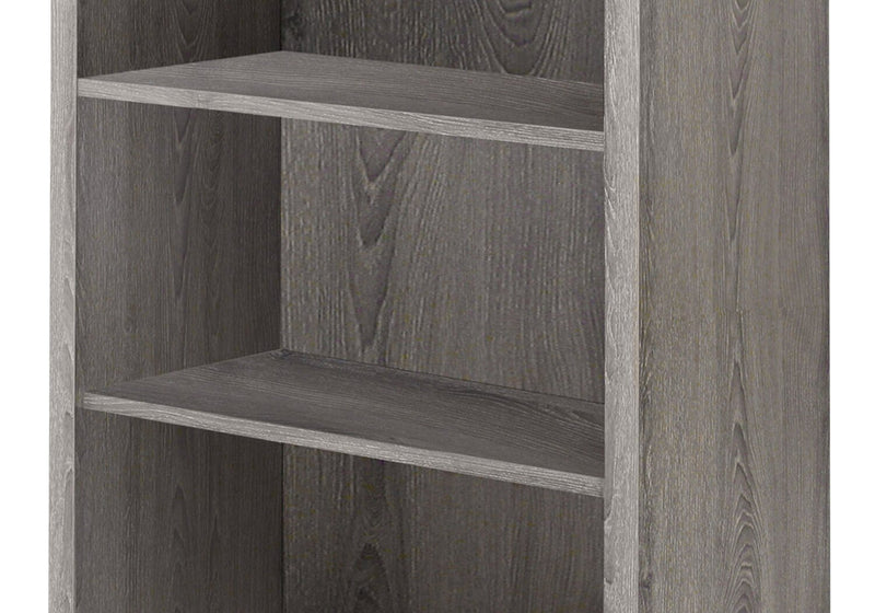 Slade 23.75\" 4-Shelf Bookcase - Dark Taupe