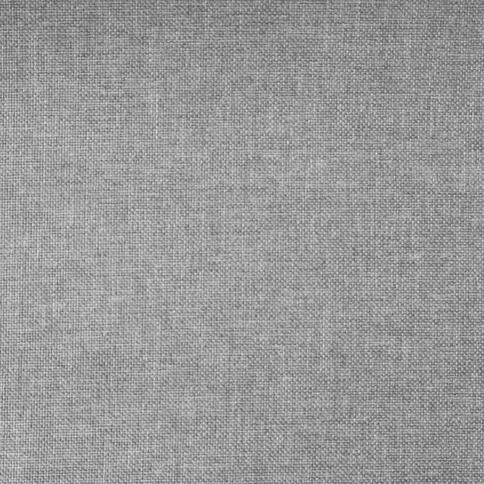 Penelope Upholstered Wingback Bed in Grey Fabric with Nailhead Design, Button Tufted - Queen Size