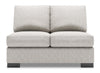 Sofa Lab Track Armless Loveseat - Luxury Silver