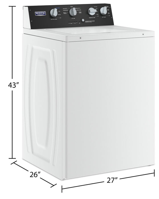 Maytag 4 Cu. Ft. Top-Load Commercial-Grade Residential Washer - MVWP586GW 