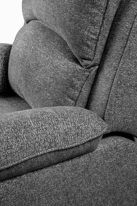 Chandler 37\" Chenille Fabric Reclining Chair - Grey