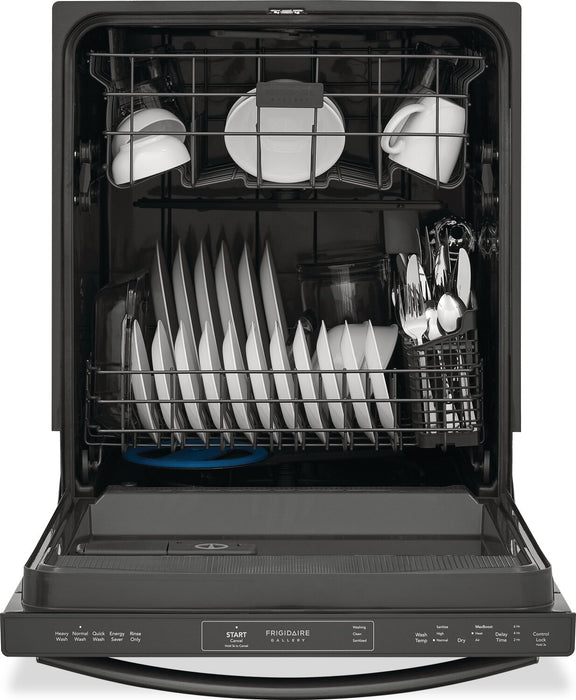 Frigidaire Gallery 24\" 52 dBA Built-In Top-Control Dishwasher - Smudge-Proof™ Black Stainless Steel - GDPH4515AD