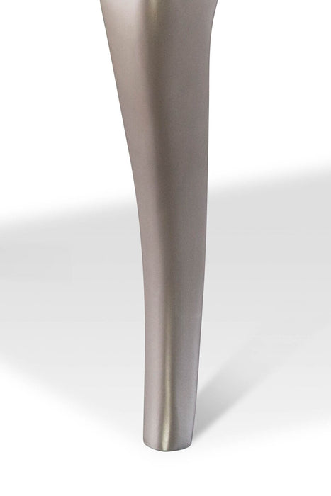 Diva Dining Table with 66-84\"W Extension - Silver Grey