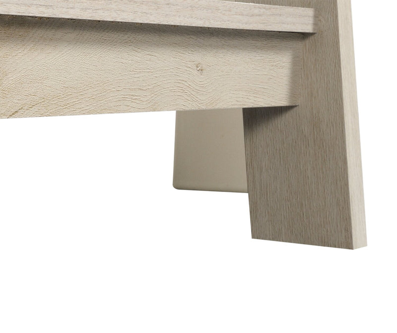 Kyree 23.54\" 5-Shelf Ladder Style Bookcase - Chalked Chestnut 