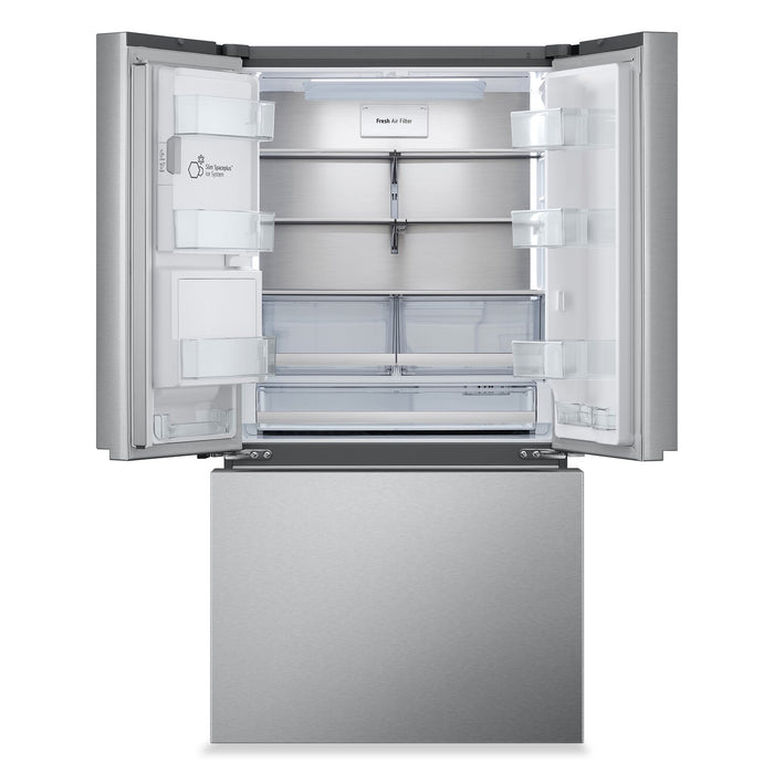LG 36\" 26 Cu. Ft. French-Door Counter-Depth MAX™ Refrigerator - Smudge Proof Stainless Steel - LRYXC2606S
